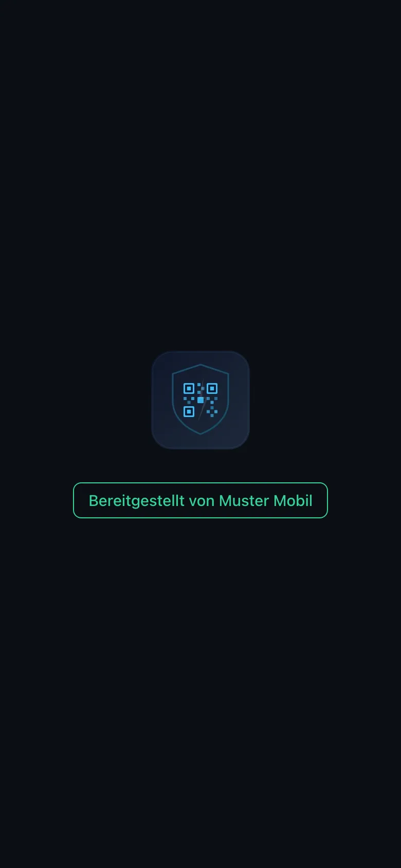 Startbildschirm der App mit «Bereitgestellt von» der Fahrschule